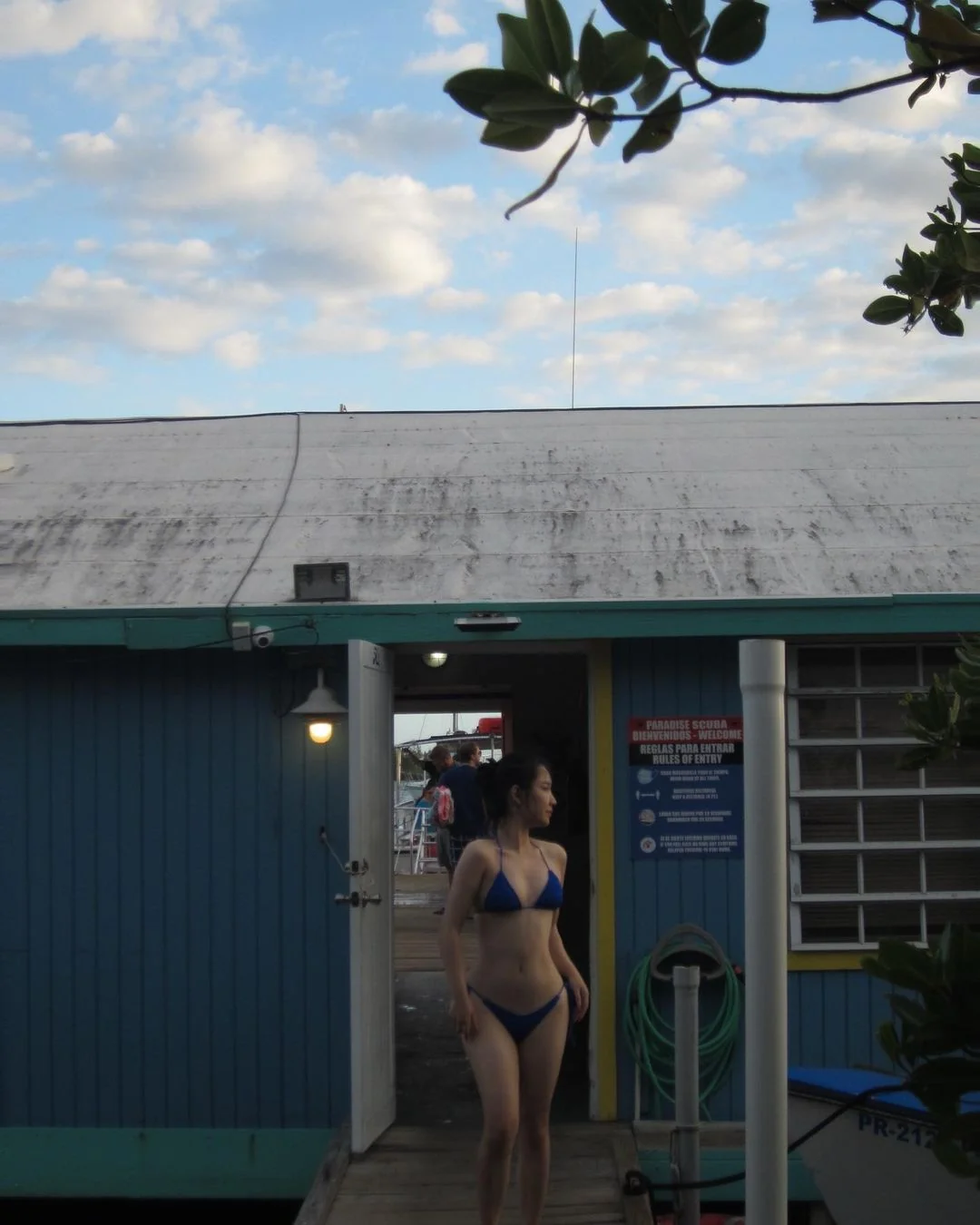 Blue bikini picture 1 of 2