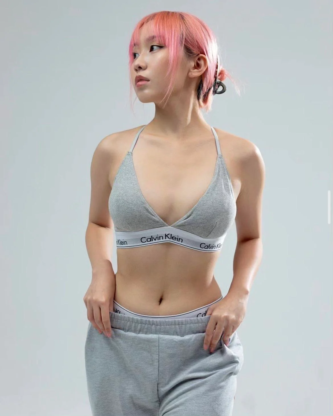 Pink hair asian picture 3 of 3