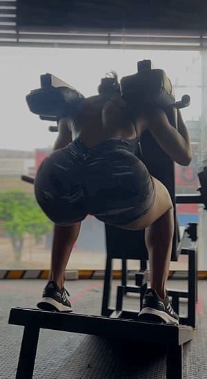 Working the booty again'