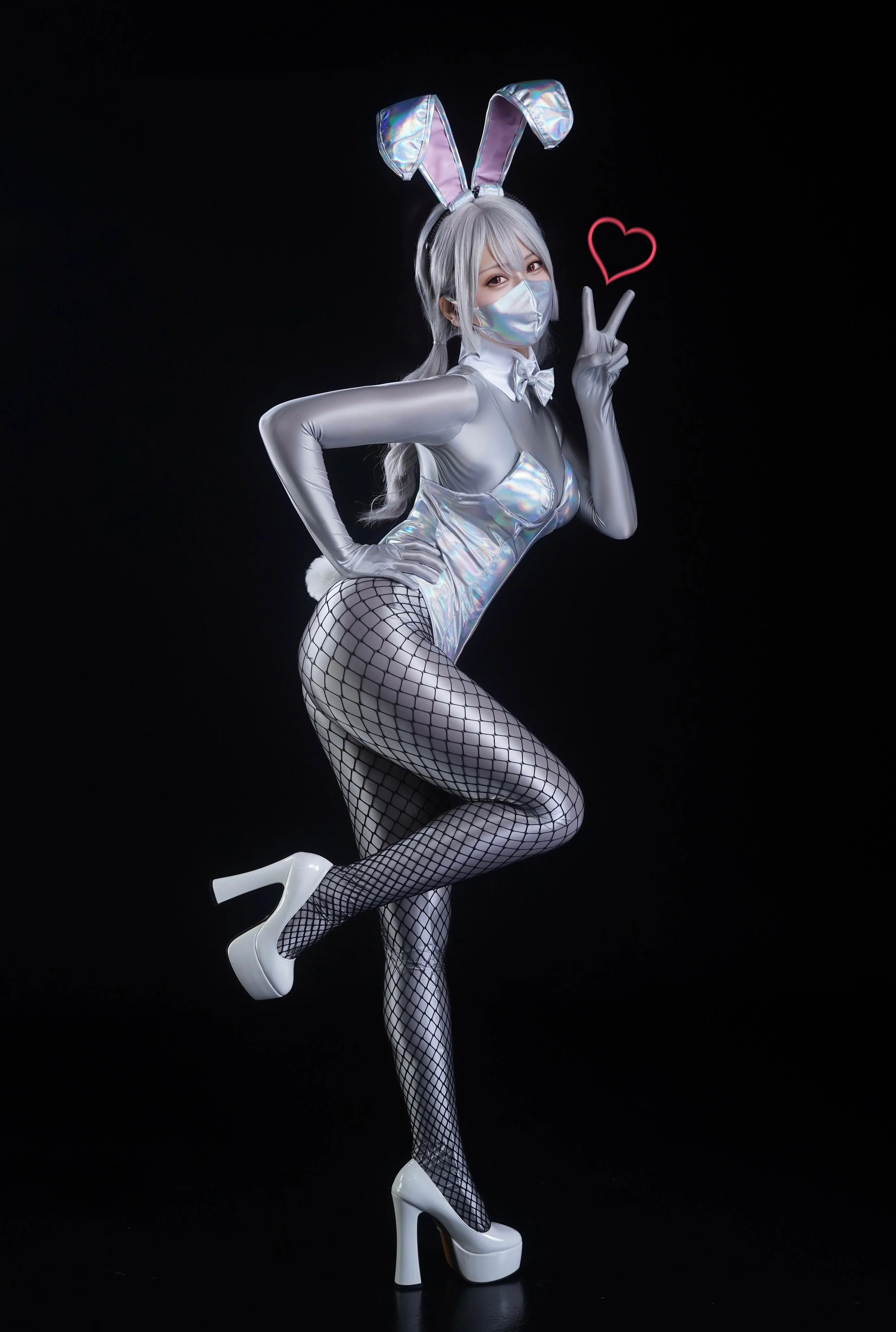 Silver bunny picture 3 of 3