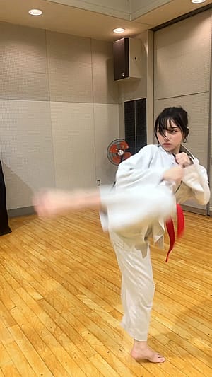 kicking away the pain'