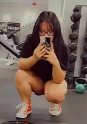 Filipina girl strong legs'
