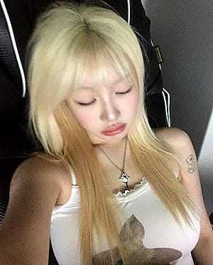 Asian blonde'