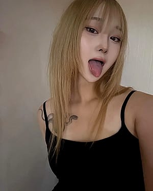 Asian blonde'