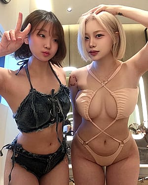 Asian blonde'