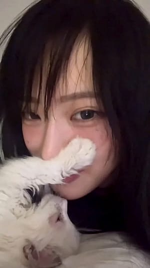 mum with furbaby'