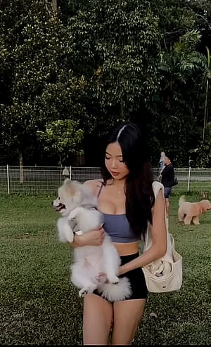 Taking the doggy out'