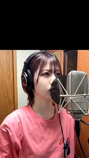 voice actress getting into character'