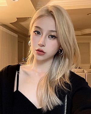 Asian blonde'