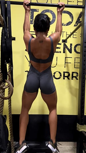 My back is on fire'