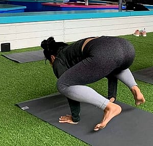 Japanese yoga-loving wife'