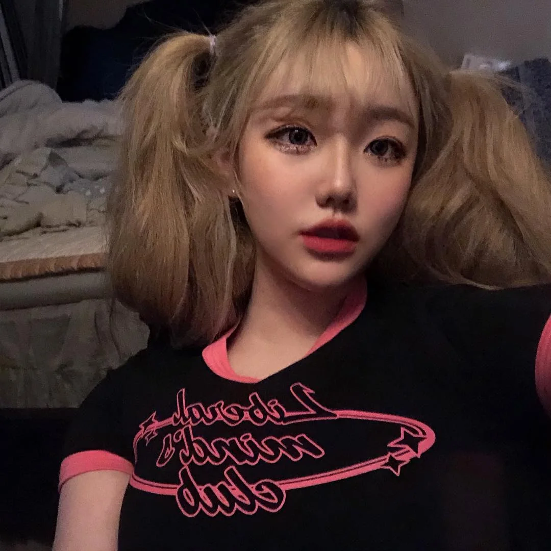 Blonde pigtails picture 2 of 2