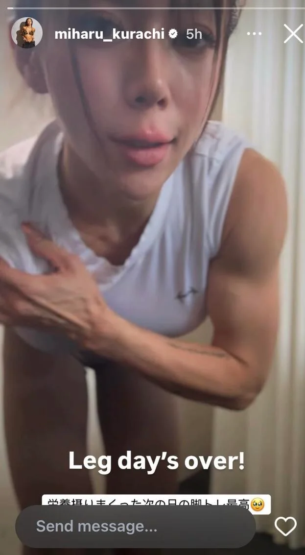 Miharu flexing and posing 😳🍑🔥 picture 1 of 6
