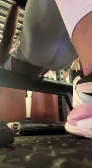 Training hard today'