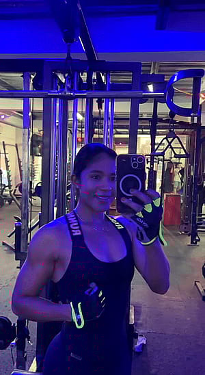 Are you training today too'