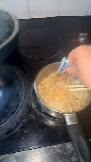 she cooked... literally 😅'