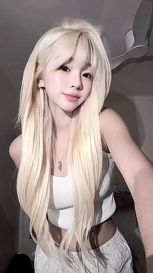 Asian blonde'