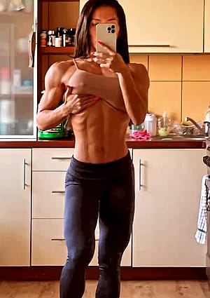 I love waking up shredded'