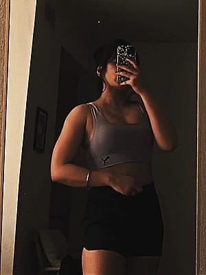 After strength training'