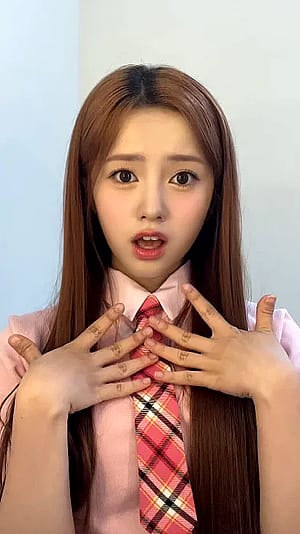 makes my geart change shapes💞'