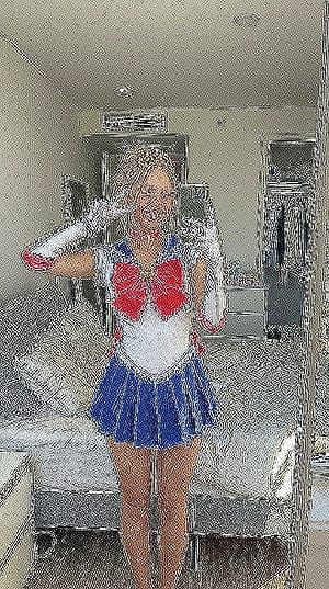 What the girl next door does when she's alone'