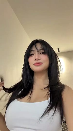 She's just being cute'