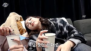 Enjoying their drink!'